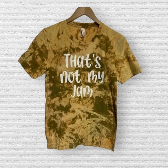 Tie Dye T Shirt Women’s Small That’s Not My Jam Cotton Hippie Grunge Goth Skater - Picture 1 of 12